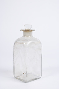 Container - Large Square Based Glass Container