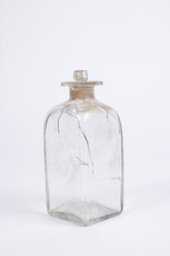 Container - Large Square Based Glass Container