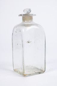 Container - Large Square Based Glass Container