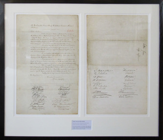 Print - Reproduction, Petition, The Photography Department (Jeremy Dillon), Captains' Petition, 2016