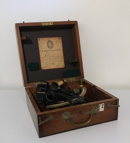 Instrument - Sextant in box, Heath & Co, 1945