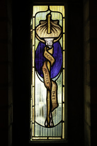 Artwork, other - Stained glass window, Brooks Robinson & Co, Baptism or Pilgrimage, 1933