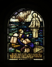Artwork, other - Stained glass window, Brooks Robinson & Co, Jervis Bay, 1947