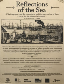 Poster, Reflections of the Sea, 2013