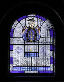 Artwork, other - Stained glass window, Dacre Smyth, Australian Navy Window, 2007