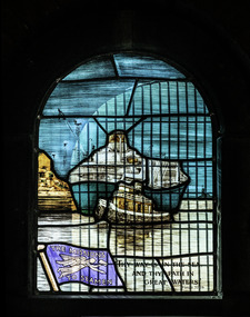 Artwork, other - Stained glass window, Tony Hall, 1999