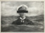 Sketch in Pencil depicting an ship officer in uniform, his body in the sea nearly to the shoulders. A black rectangle hidding his eyes.