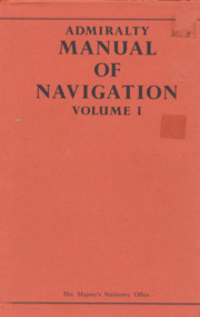 Book, Her Majesty's Stationery Office, Admiralty Manual of Navigation Vol.1, 1977