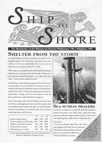 Magazine (item) - Newsletter, Mission to Seafarers Victoria, Ship to Shore , Issue 3 1997, May/June 1997