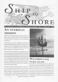 Magazine (item) - Newsletter, Mission to Seafarers Victoria, Ship to Shore , Issue 3 1998, September 1998