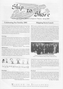 Magazine (item) - Newsletter, Mission to Seafarers Victoria, Ship to Shore , Issue Spring 2001, September 2001