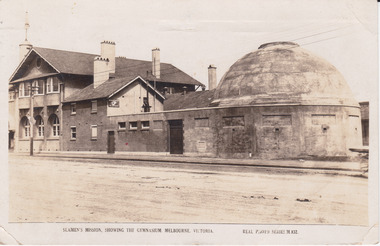 Postcard - Postcard, Stamped, Valentines Real Photo Series, Seamen's Mission Showing the Gymnasium, Melbourne, Victoria, c. 1921