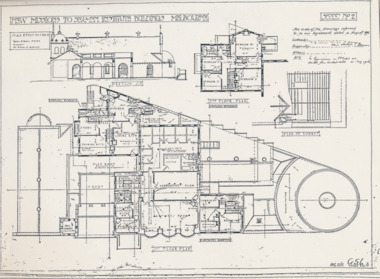 Plan - Architectural drawings, Walter Butler, New Missions to Seamen Institute Buildings Melbourne, 1916