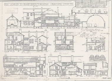 Plan - Architectural drawings, Walter Butler, New Missions to Seamen Institute Buildings Melbourne, 1916