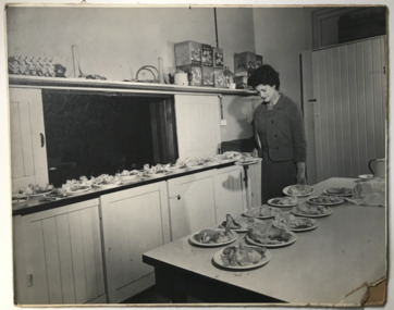Photograph - Mounted photograph, Black and white, c. 1960