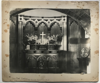 Photograph - Mounted photograph, Black and white, c. 1929