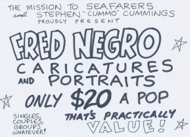Drawing - Caricature, Series, Fred Negro, 31 March 2011