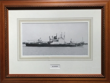 Photograph - Black and white photograph, framed, MV Kooliga, unknown