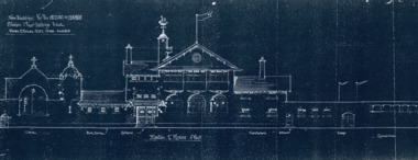 Drawing - Architectural drawing, photocopy, Walter Butler, New Buildings for the Missions to Seamen, c. 1916
