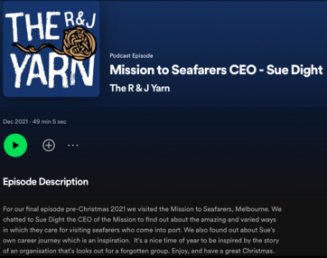 Audio - Radio interview, The R and J Yarn, 21 December 2021
