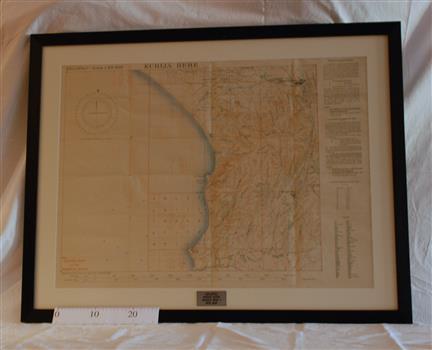 Japanese overprint of an Australian map of Darwin circa WW2