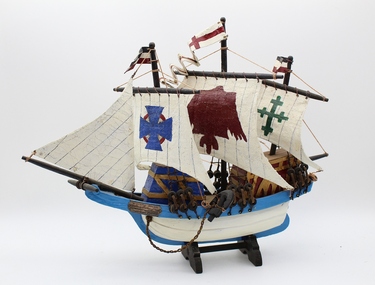 Model ship made by one or more Australian WW2 prisoners of war after the Fall of Singapore