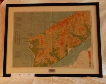 Map - Framed 1915 map of Sulva Bay, Gallipoli, 1915 Map of Silva Bay, Gallipoli, 1915