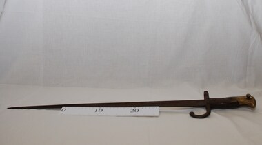 Weapon - Bayonet, French, Gras, 1874 French Bayonet, Estimated date 1874-1886