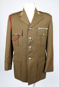 Uniform - Jacket, Khaki, Service Dress, Khaki Service Dress Jacket, Unknown, post Vietnam era