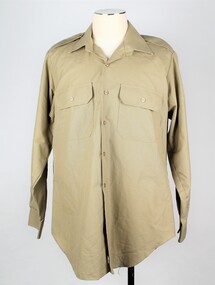Clothing - Shirt, Khaki, Summer Dress, 1991