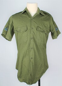 Clothing - Shirt, Green, Field Dress, 1982