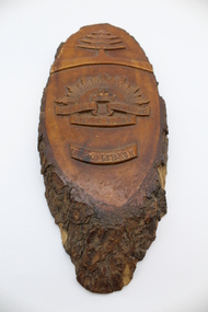 Plaque - Wooden wall-hanging, Cedar Wooden Wall Hanging, 1941