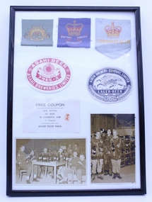 Memorabilia - Frame Photos and badges of Keith Richard Faulks