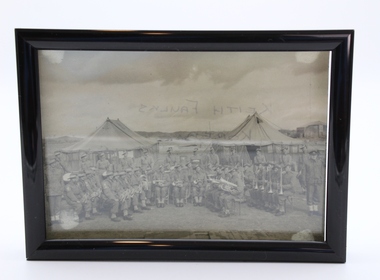 Photograph - Frame Photo of Band of 3 RAR Victoria