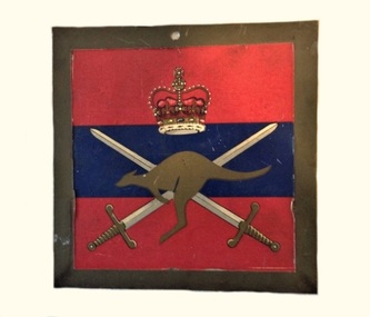 Functional object - Vehicle Identification Plate, metal, Post WWII