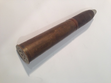 British QF 2 Pounder 40mm Naval (Pom-Pom) Round, 1931 (shell case), 1941 (projectile)