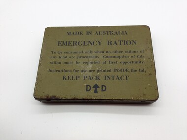 Equipment - Ration Pack Emergency, WWII