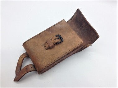 Weapon - Case, Leather, for Vickers Machine Gun Clinometer, Clinometer for Vickers Gun, 1942