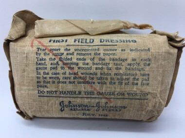 Dressing, First Field, WW2, July 1942