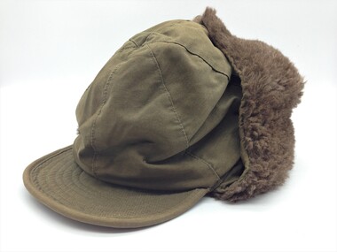 Uniform - Cap, US Army, Cold Weather, Korean War, Cap, US Army, Korean War, 1959