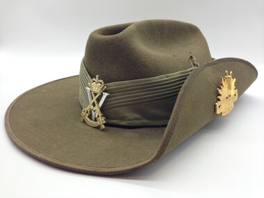 Uniform - Slouch hat, Hat, khaki, fur felt, 1990
