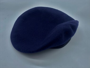Headwear - Dark Navy Blue Wool Beret, Wool Beret