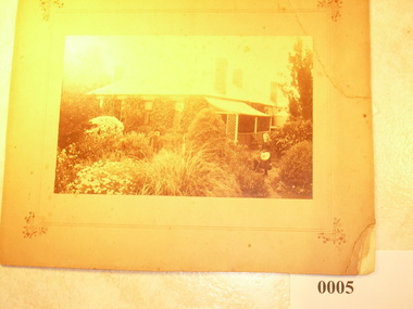 Photograph - Photograph - The old vicarage, Boundary Road, Mortlake, F.B.W. Stevenson, Photographer (on back)