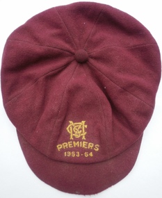 Headwear - Cap, Murrumbeena Cricket Club Premiership Cap Under 16 1953-54