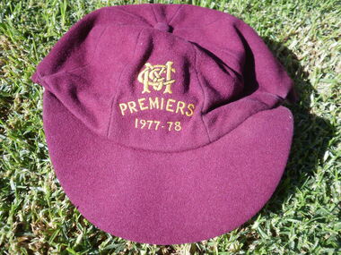 Headwear - Cap, Murrumbeena Cricket Club Premiership Cap 1st XI 1977-78
