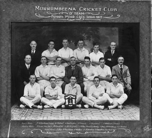 Photograph, 1928-29 D Team Premiership, c. 1929