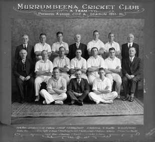 Photograph, 1933-34 A Team Premiership, c. 1934