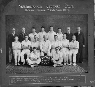 Photograph, 1940-41 D Team Premiership, c. 1940