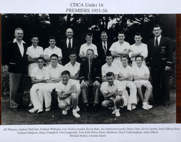 Photograph, 1955-56 Under 16 Premiership, c. 1956