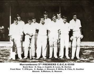 Photograph, 1965-66 5th XI Premiership, c. 1965